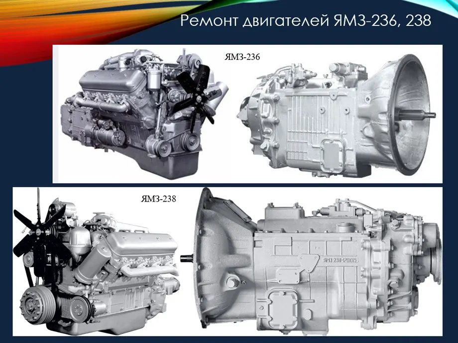 Repair of YaMZ engines